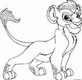 Kion Lion Roi sketch template