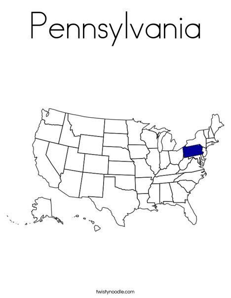 pennsylvania coloring page coloring pages adventure picture
