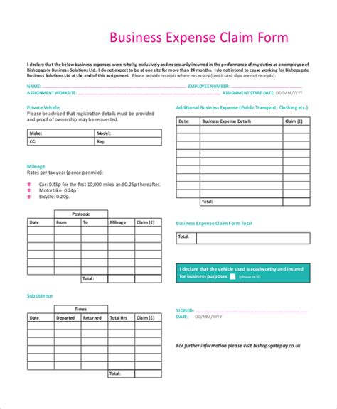 sample business expense report forms   word excel