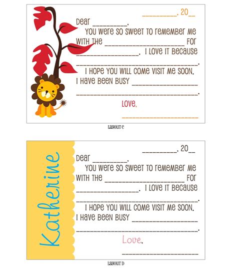 stationary  la childrens note cards