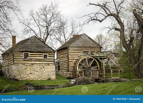 grist mill stock photo image  beauty history