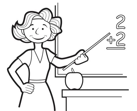 teacher coloring pages  coloring pages  kids