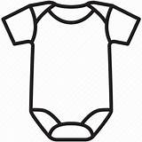 Baby Clothes Bodysuit Icon Drawing Infant Child Svg Icons Editor Open Getdrawings sketch template