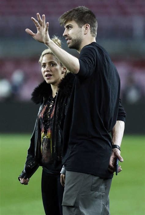 Shakira Was Spotted With Her Husband Gerard Pique At Camp Nou Stadium