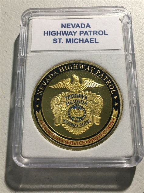 nevada highway patrol trooper challenge coin 40mm p 44