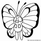 Pokemon Butterfree Coloring Pages Butterfly Para Colorear Dibujos Pintar Imprimir Coloring2000 Printable Kyogre Drawings Color Browser Ok Internet Change Case sketch template