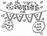 Scout Girl Coloring Pages Cookie Printable Daisy Count Leaf Scouts Sheets Cookies Leader Color Sign Brownie Girls Makingfriends Sales Brownies sketch template