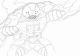 Supervillains Juggernaut sketch template