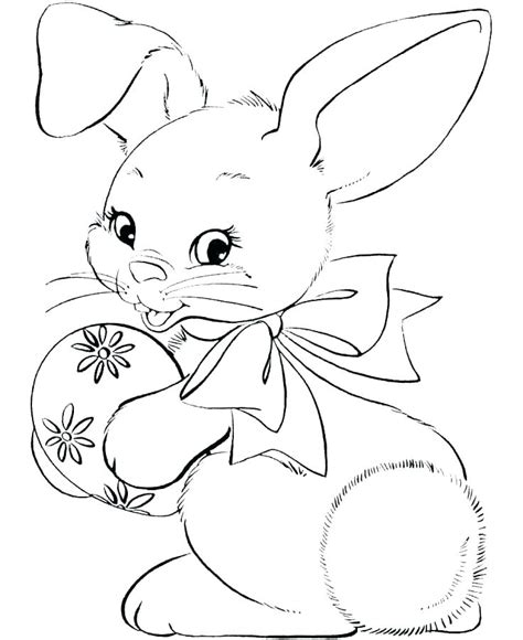 christmas bunny coloring pages  getdrawings