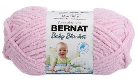 bernat baby blanket yarn baby pink