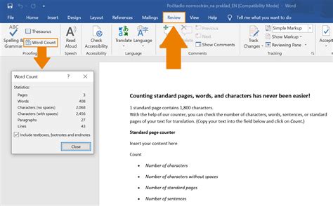 microsoft word page counter   work  page numbers