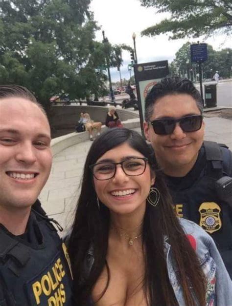 Just The Police Taking A Selfie With Mia Khalifa 9gag