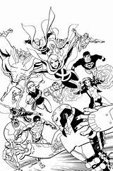 Inks Batgirl Superboy Getdrawings Getcoloringpages Doctemplates sketch template