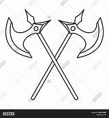 Crossed Axes sketch template