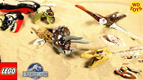 New Lego Dinosaur 11 Hybrid Surprise Eggs Buried In Sand Jurassic World