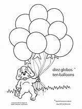 Coloring Balloons Pages Clipart Color Balloon Triangle Popular Printable Coloringhome Library sketch template