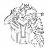 Coloring Transformers Boys Pages Robot Printable Print sketch template
