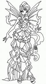 Winx Coloring Pages Layla Club Harmonix Stella Winks Elfkena Bloomix Deviantart Printable Leila Color Comments Template sketch template