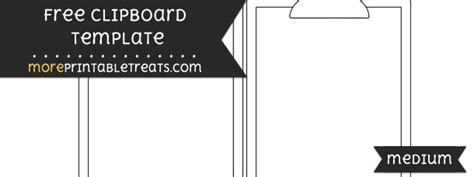 clipboard template medium
