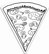 Coloring Pages Ranch Getcolorings Pizza sketch template