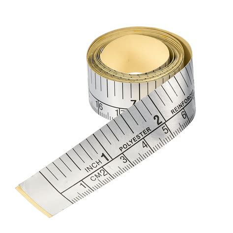 adhesive backed tape measure cm   metric measuring tool