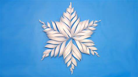 How To Make Paper Snowflake For Christmas Decorations Diy 3d