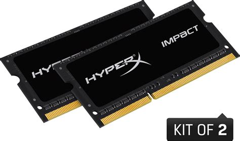 hyperx impact laptop ram kit ddr  gb    gb  mhz  pin  dimm cl