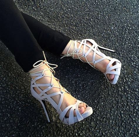 shoes lace  heels heels lace  high heels wheretoget