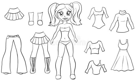 girls clothes coloring pages