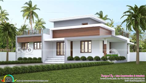 flat roof home design   bedroom kerala home design  floor plans