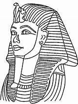 Tut Egyptian Pharaoh Mummy Tutankhamun Getdrawings Vectorified sketch template