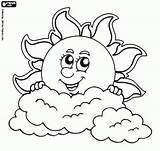 Coloring Sun Pages Clouds Kids Para Google Colorear Printable Sheets Omalovánky Drawing Sol Template Sky ζωγραφια ουρανος Adult Cloud Color sketch template