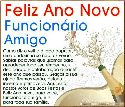 frases de ano novo  natal  funcionarios clientes