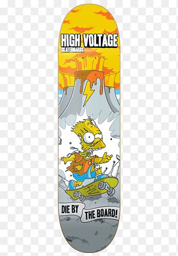 Zero Dane Burman Springfield Massacre Bart Simpson Skateboard Deck Rare