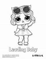 Lol Coloring Pages Dolls Doll Surprise Omg Color Baby Leading Printable Kids Bon Colouring Sheets Print Sister Getdrawings Lotta Her sketch template