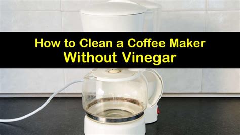 creative ways  clean  coffee maker  vinegar
