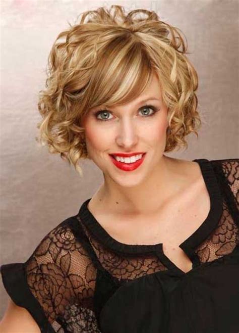 20 Short Curly Hairstyles With Bangs Short Hairstyles
