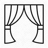Curtains Casement Clipground sketch template