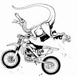 Motocross Colorier Coloriages Dessiner Valentino Dinosaurio Getdrawings Printablefreecoloring Moredirt Freestyle sketch template