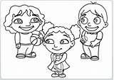 Coloring Pages Friends Playing Children Group People Furreal Getcolorings Kids Colouring Color sketch template