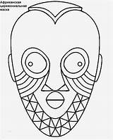 Masque Coloriage Masken Afrikanische Africain Vorlagen Afrique Masques Africains Coloriages Maternelle Objets Symetrie Recherche Vorlage Depuis sketch template
