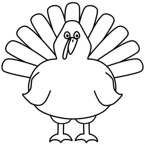 turkey coloring page coloring page book  kids turkey coloring