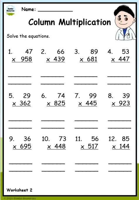 grade  multiplication worksheets decimal multiplication worksheets