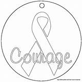 Cancer Coloring Breast Ribbon Pages Pink Drawing Awareness Printable Getdrawings Sheets Ribbons Courage Color Life Relay Template Colors Book Templates sketch template