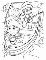 Fishing Angeln Manny Colorkid Colorir Handy Meister Manitas Outils Tuttofare Coloriage Imprimir Pêche Coloriages sketch template