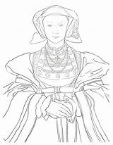 Holbein sketch template