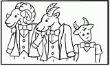 Coloring Billy Goats Gruff Three Pages Troll Goat Clipart Popular Coloringhome Library Cartoon Comments sketch template