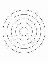 Concentric Circle sketch template