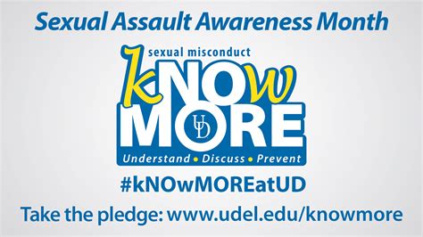 april sexual assault awareness month udaily