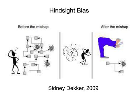hindsight bias sidney dekker